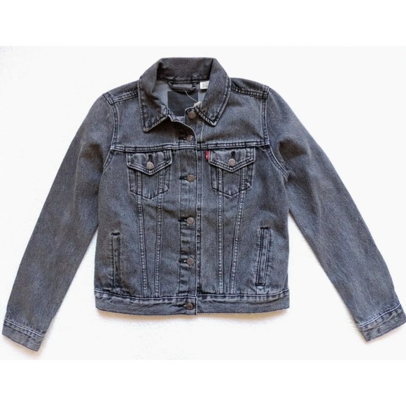 levi's original trucker jacket black